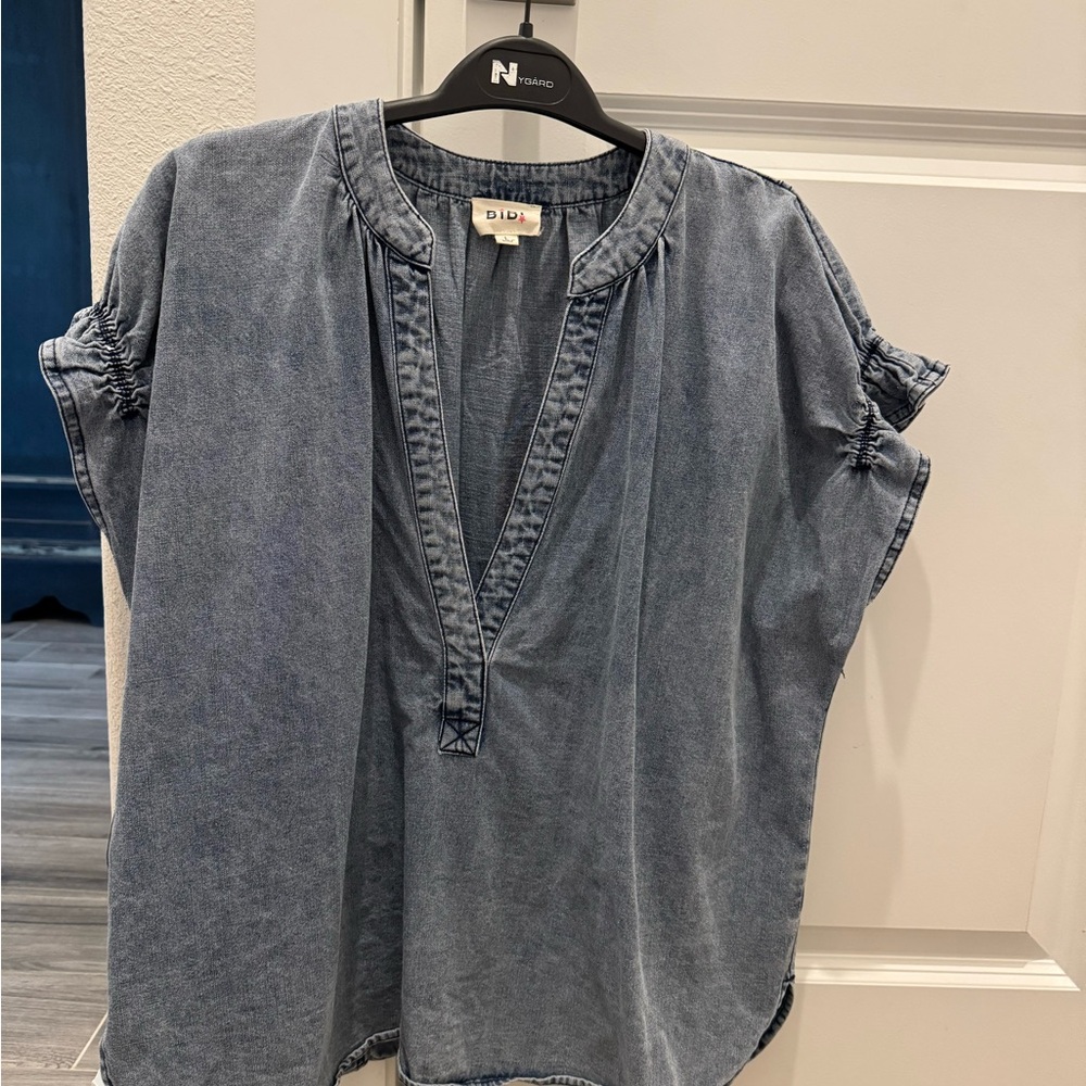 BiBi Blue Denim Blouse